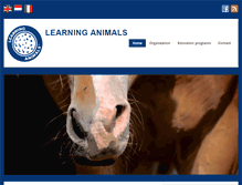 Tablet Screenshot of learning-animals.org